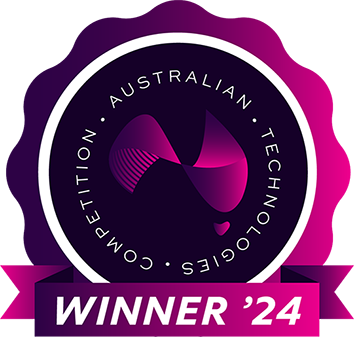Australian Technologies Competition 2024 winner badge